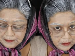 Old Age Old Lady Halloween Makeup Tutorial